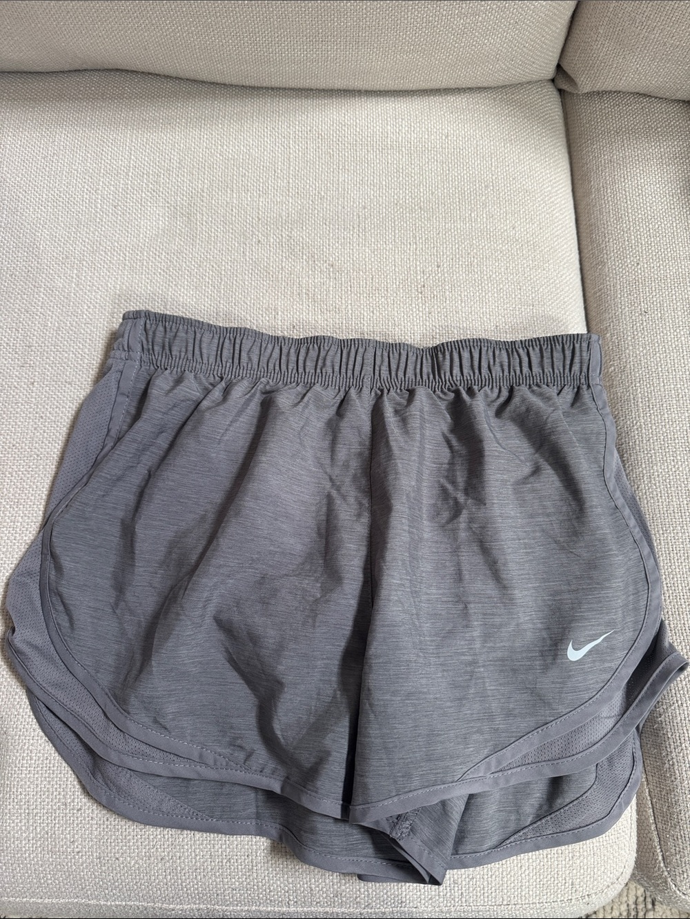 Nike Women's Gray Athletic Running Shorts